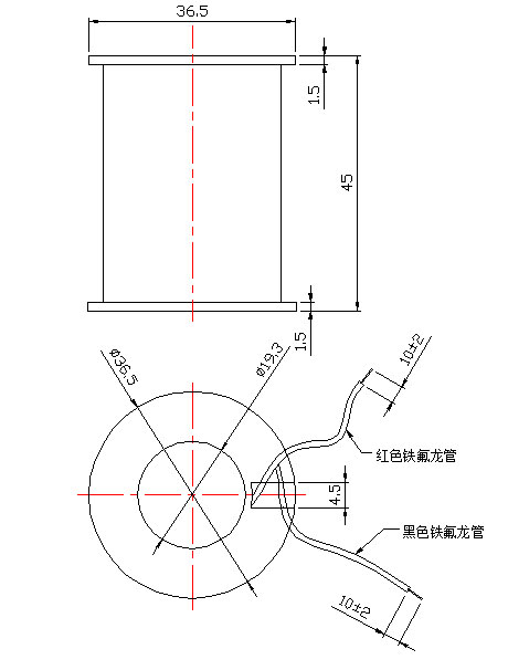 跳閘線(xiàn)圈尺寸圖