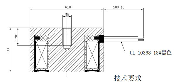 開(kāi)關(guān)電磁鐵定做結構圖