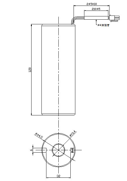 公仔跳起推動(dòng)電磁鐵制作尺寸圖